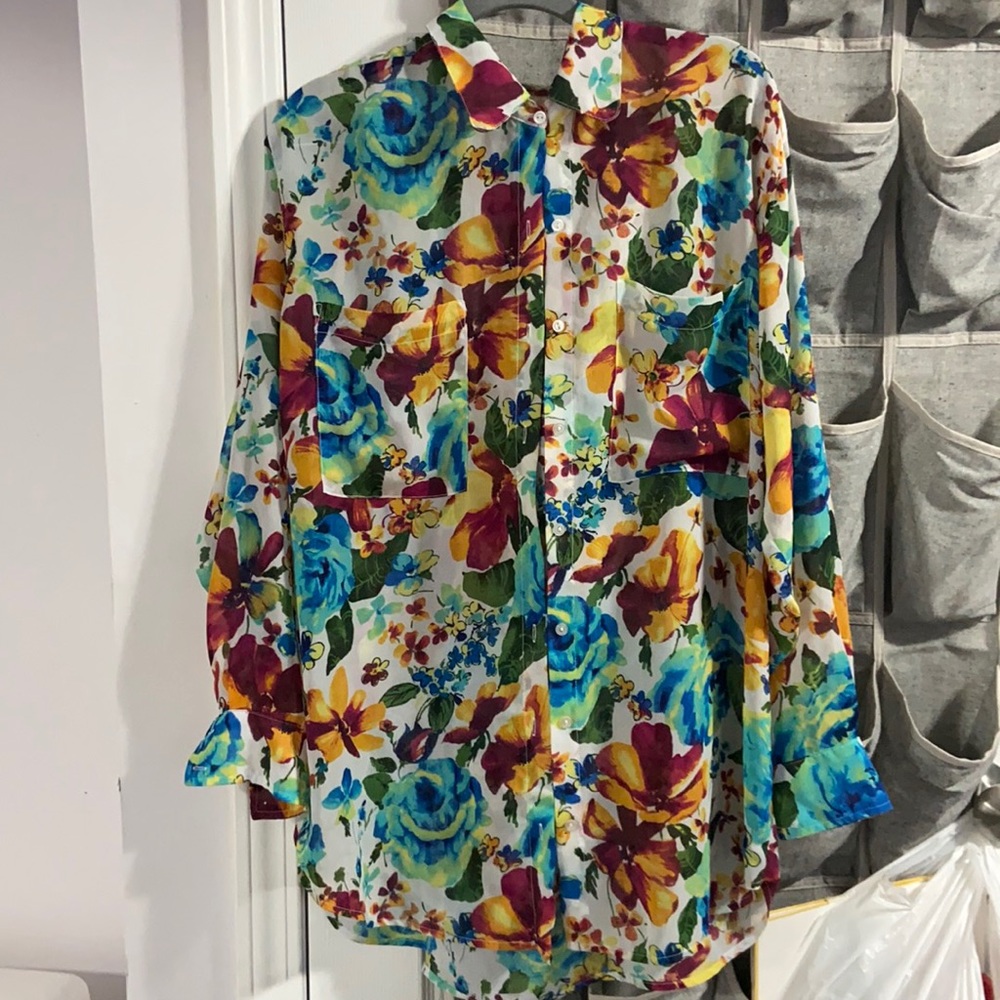 Chiffon Blouse By American Apparel